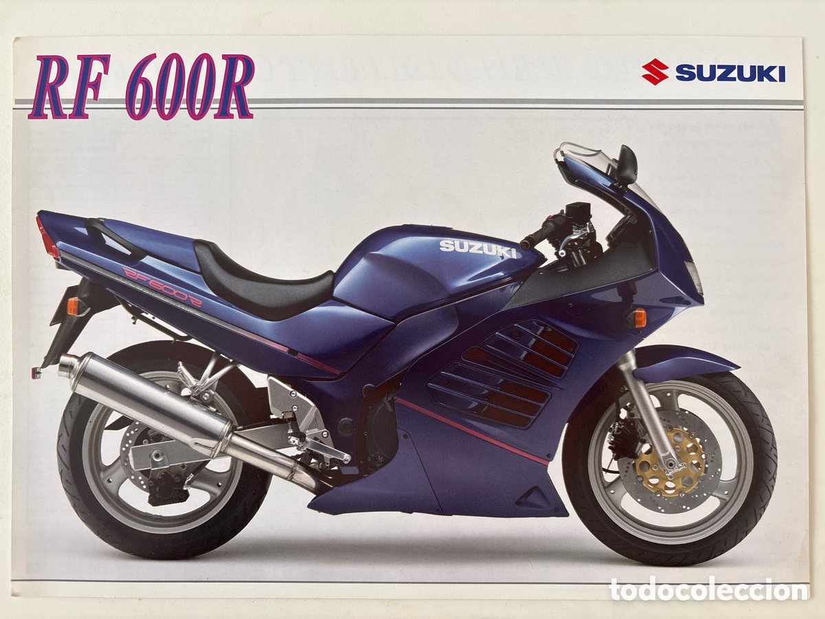 Coches y motocicletas: FOLLETO CAT&Aacute;LOGO MOTO SUZUKI RF 600 R