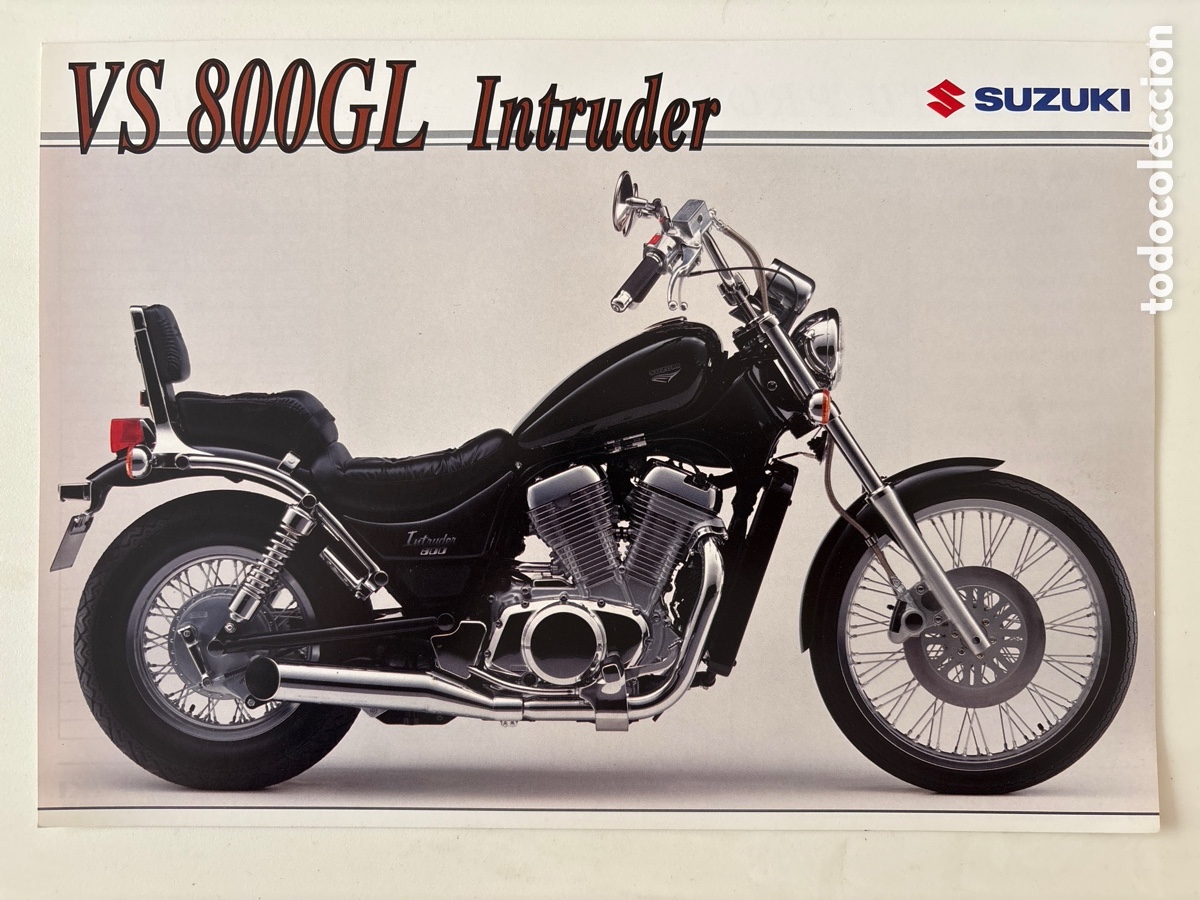 Coches y motocicletas: FOLLETO CAT&Aacute;LOGO MOTO SUZUKI VS 800 GL INTRUDER ( 94 )