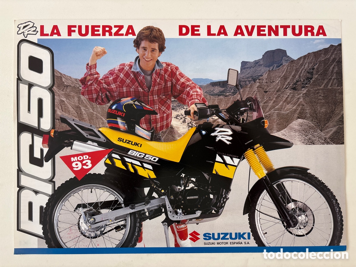 Coches y motocicletas: FOLLETO CAT&Aacute;LOGO MOTO SUZUKI BIG 50 DR ( MODELO 93 )
