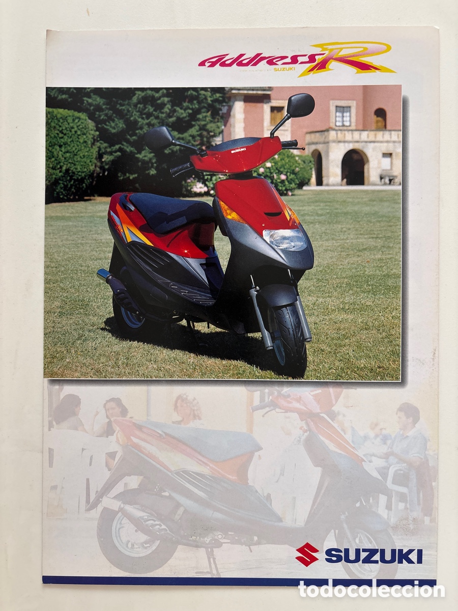 Coches y motocicletas: FOLLETO CAT&Aacute;LOGO MOTO SUZUKI ADDRESS R SCOOTER