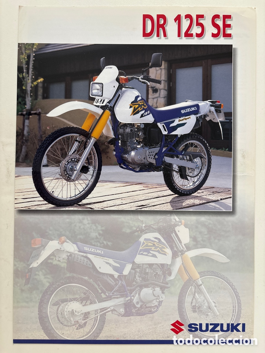 Coches y motocicletas: FOLLETO CAT&Aacute;LOGO MOTO SUZUKI DE 125 SE