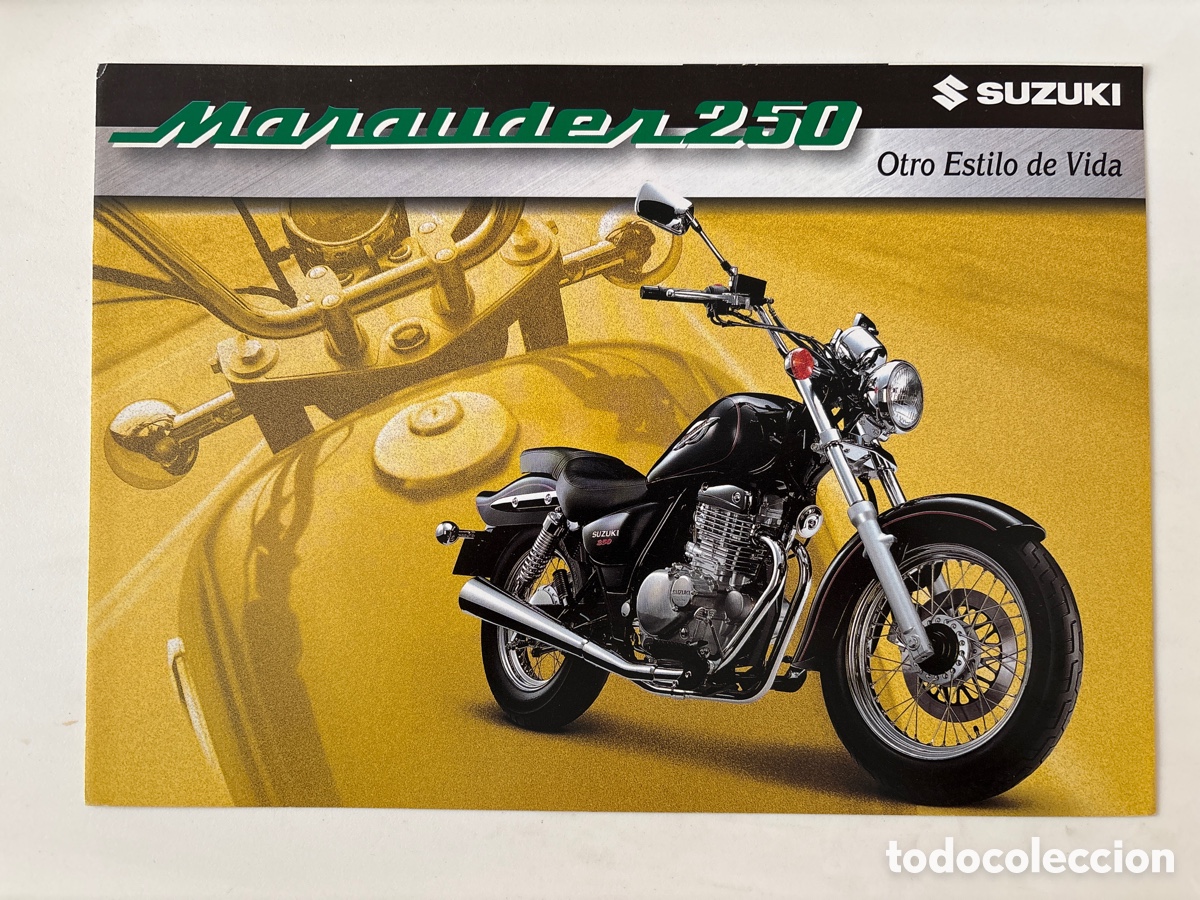 Coches y motocicletas: FOLLETO CAT&Aacute;LOGO MOTO SUZUKI MARAUDER 250