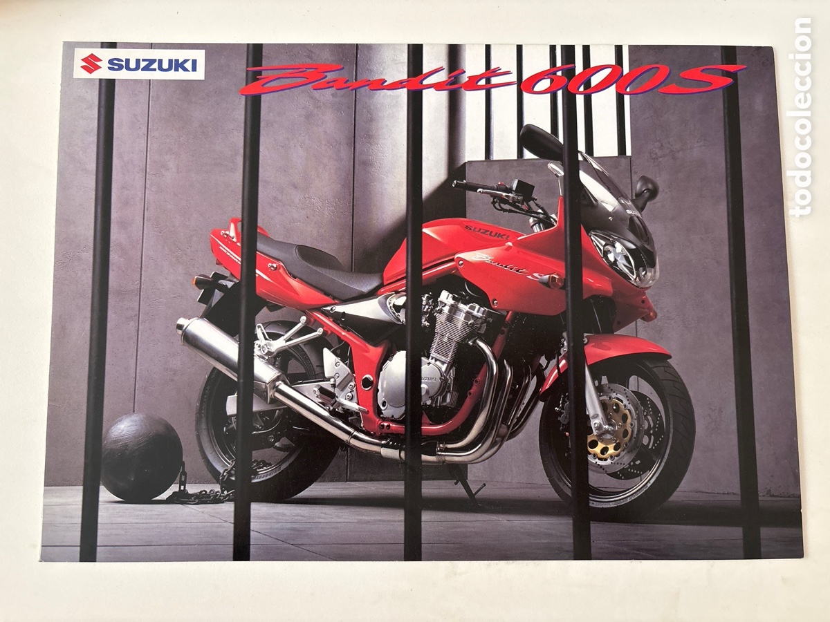 Coches y motocicletas: FOLLETO CAT&Aacute;LOGO MOTO SUZUKI BANDIT 600 S