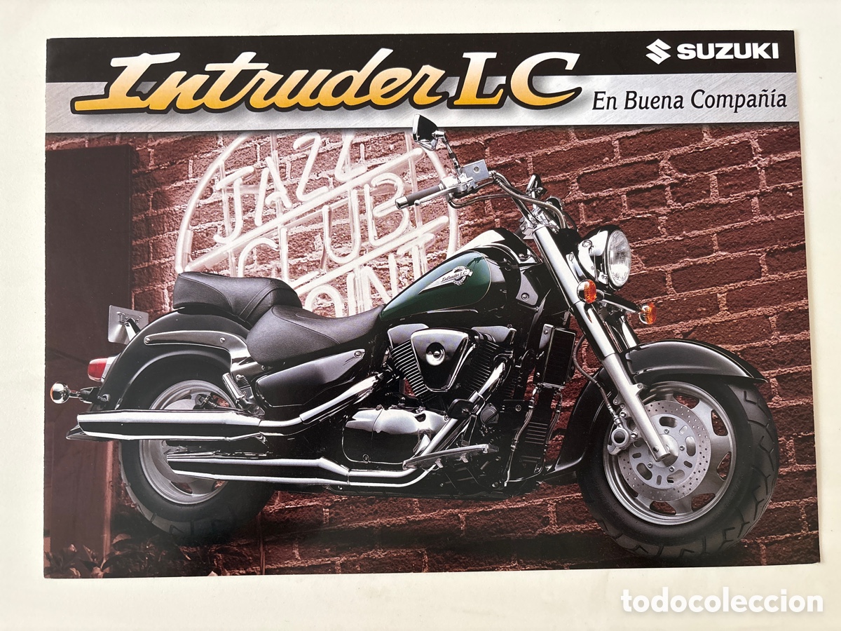 Coches y motocicletas: FOLLETO CAT&Aacute;LOGO MOTO SUZUKI INTEUDER LC