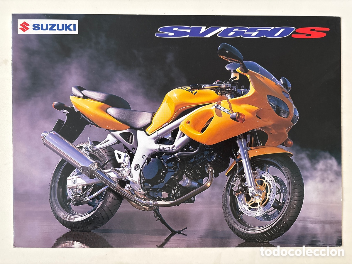 Coches y motocicletas: FOLLETO CAT&Aacute;LOGO MOTO SUZUKI SV 650 S ( edici&oacute;n febrero 2000)