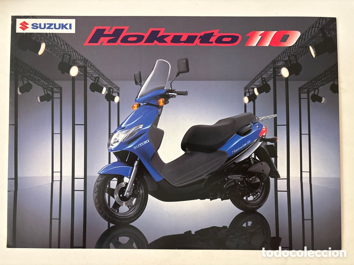 Coches y motocicletas: FOLLETO CAT&Aacute;LOGO MOTO SUZUKI HOKUTO 110 ( edici&oacute;n noviembre 1999)
