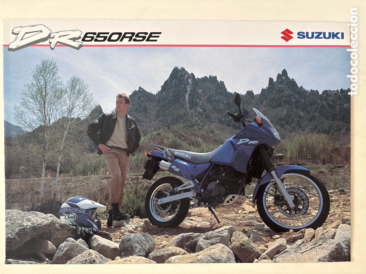 Coches y motocicletas: FOLLETO CAT&Aacute;LOGO MOTO SUZUKI DR 650 RSE