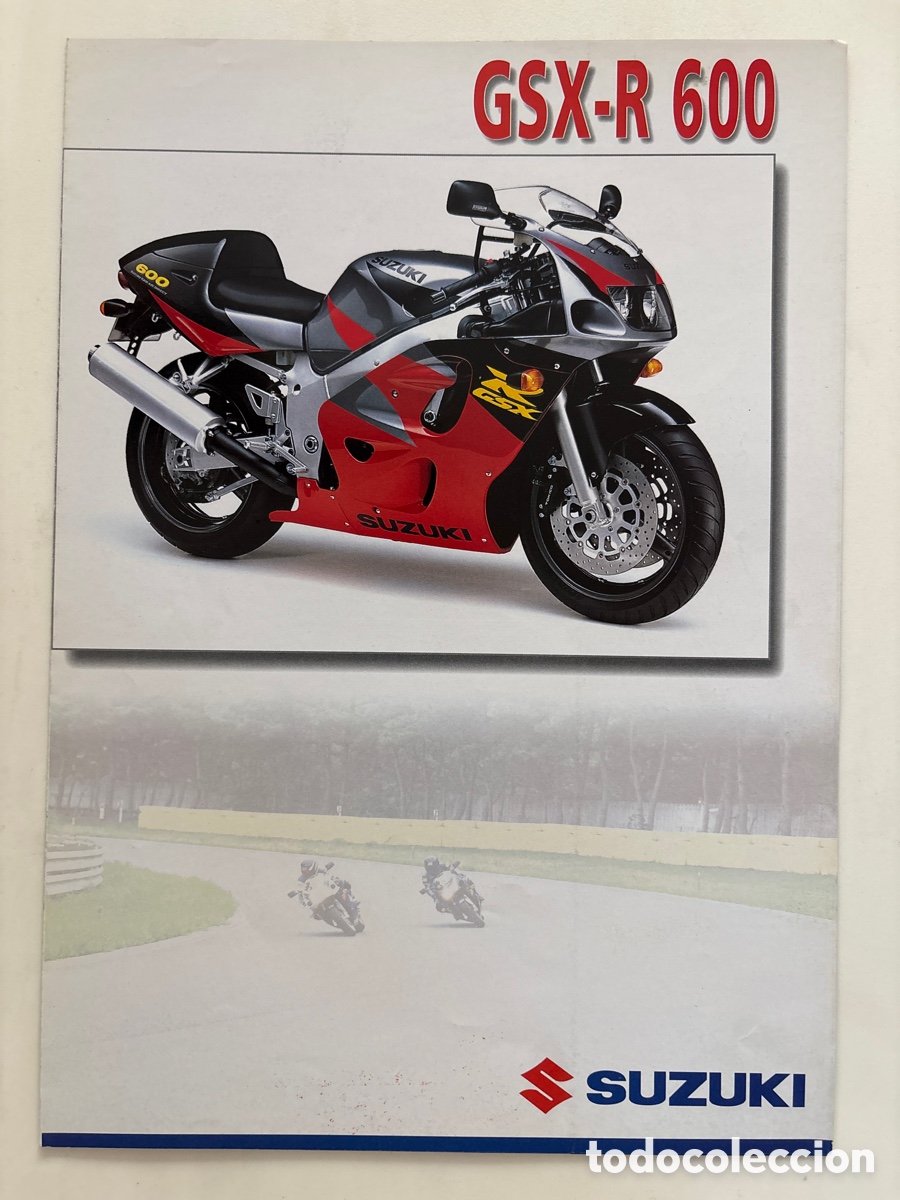 Coches y motocicletas: FOLLETO CAT&Aacute;LOGO MOTO SUZUKI GSX R 600