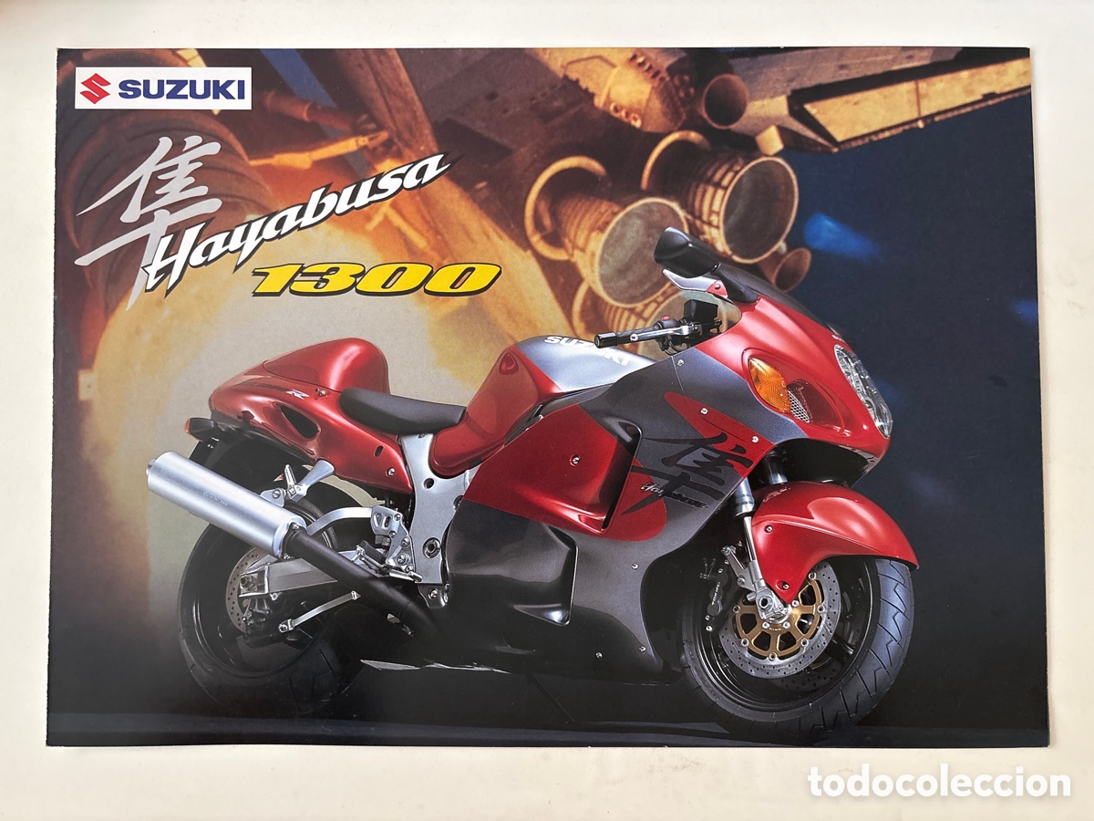 Coches y motocicletas: FOLLETO CAT&Aacute;LOGO MOTO SUZUKI HAYABUSA 1300 (edici&oacute;n febrero 2000)