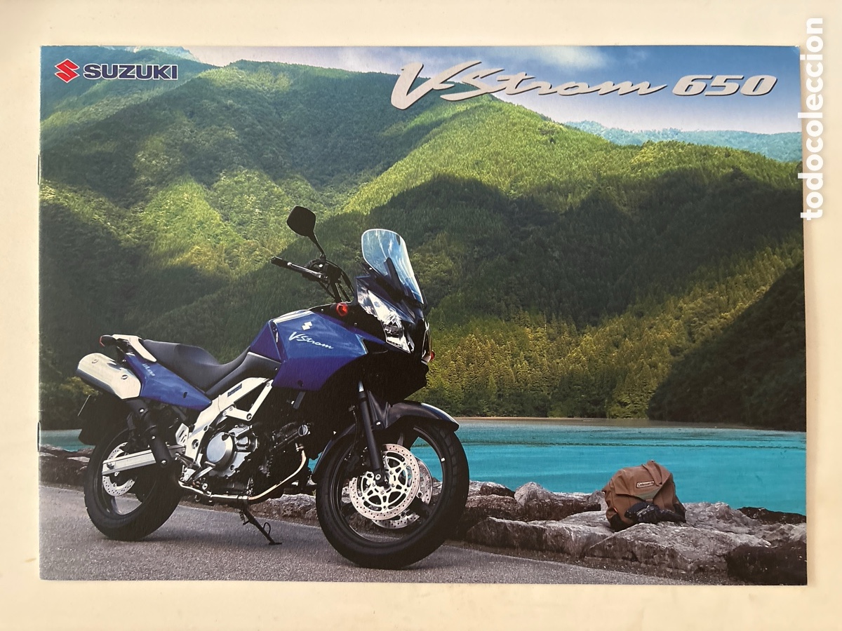 Coches y motocicletas: FOLLETO CAT&Aacute;LOGO MOTO SUZUKI V STROM 650 ( edici&oacute;n 2004 )