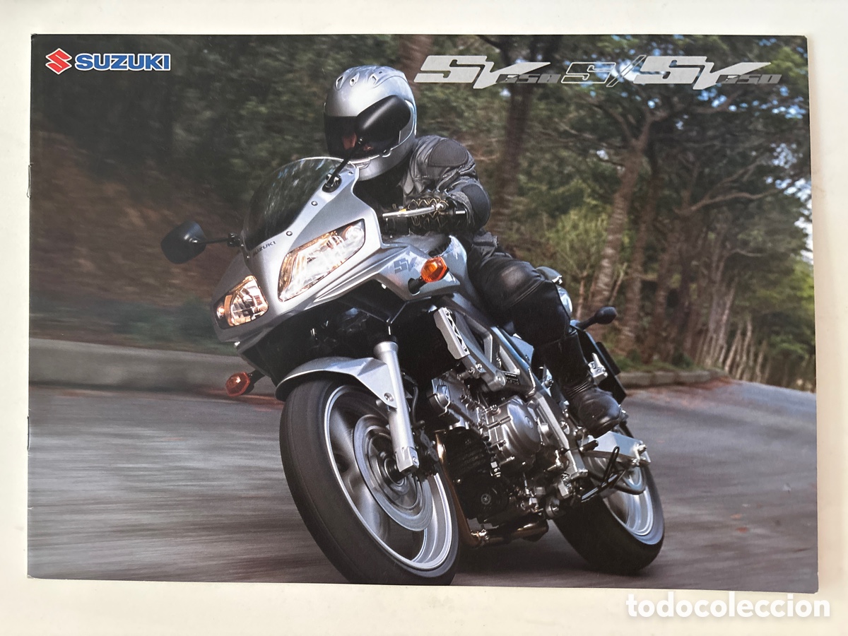 Coches y motocicletas: FOLLETO CAT&Aacute;LOGO MOTO SUZUKI SV 650 S