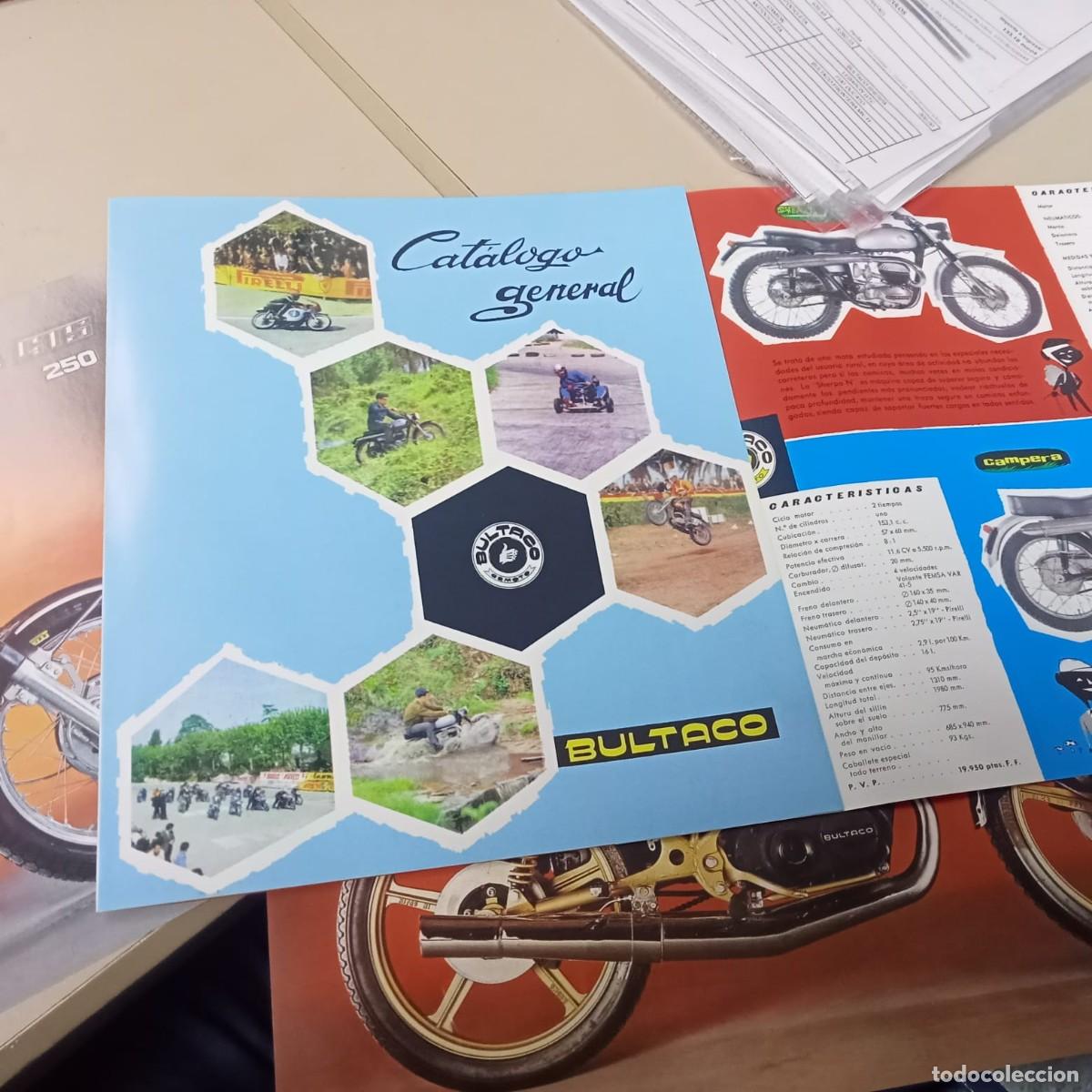 Coches y motocicletas: BULTACO CATALOGO EN BUEN ESTADO