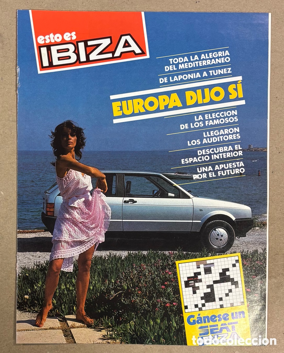 Coches y motocicletas: ESTO ES SEAT IBIZA. REVISTA PROMOCIONAL DE 1985.