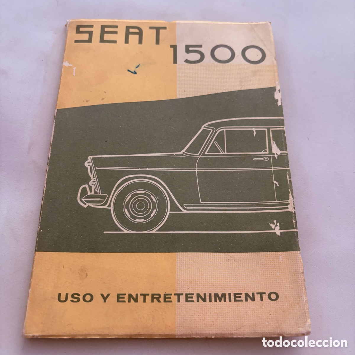 Coches y motocicletas: manual de instrucciones uso y entretenimiento seat 1500 primera edicion de 1963