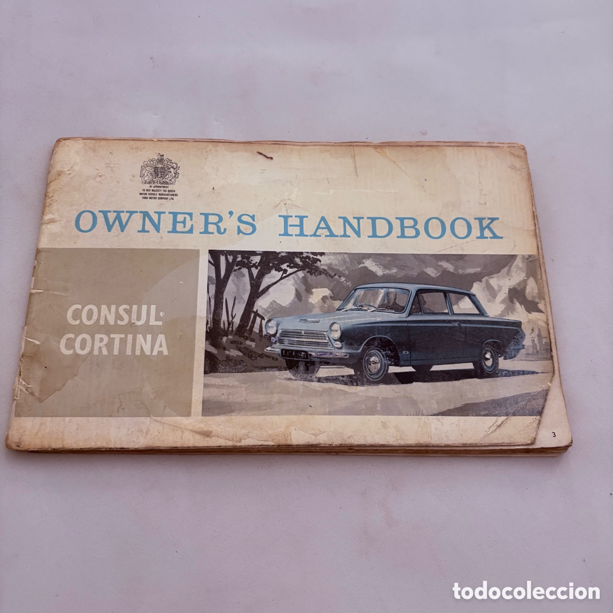 Coches y motocicletas: manual de instrucciones de 1962 ford consul cortina owner's manual