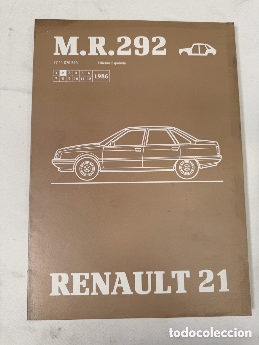 Coches y motocicletas: Manual taller Renault 21 MR292 carrocer&iacute;a 1986 original