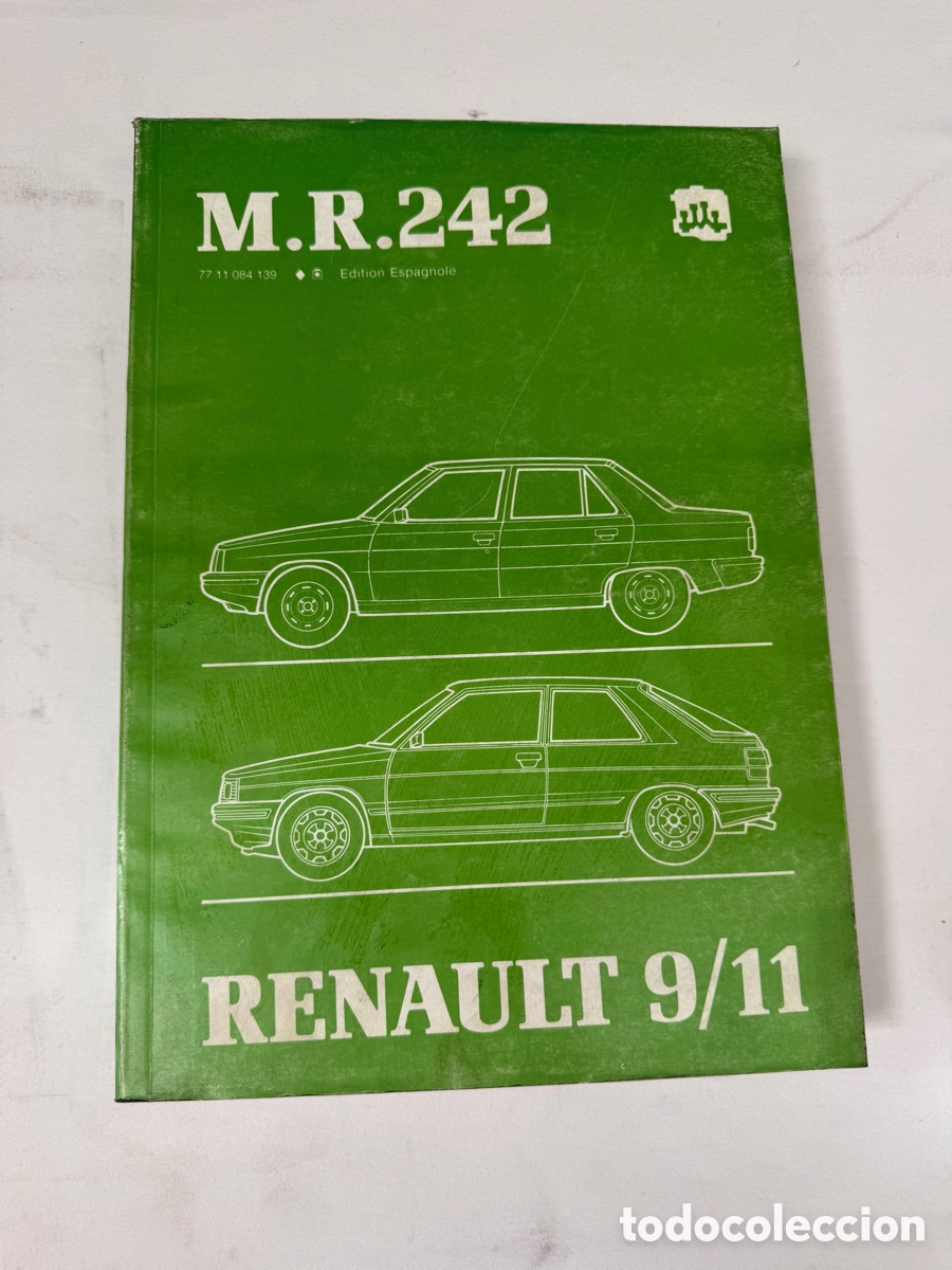 Coches y motocicletas: Manual taller Renault 9 11 MR242 original espa&ntilde;ol