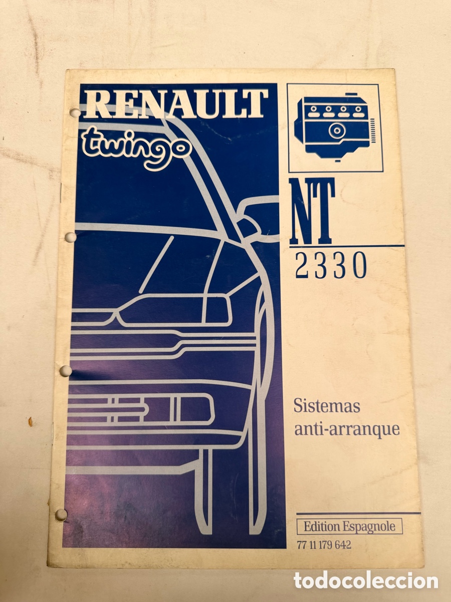 Coches y motocicletas: Manual Renault Twingo I NT2330 antiarranque