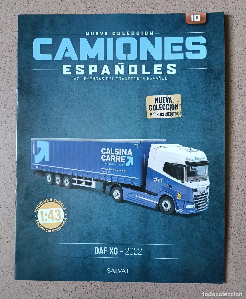Coches y motocicletas: Fasc&iacute;culo 10 DAF XG (2022) Colecci&oacute;n Camiones Espa&ntilde;oles Salvat Nuevo