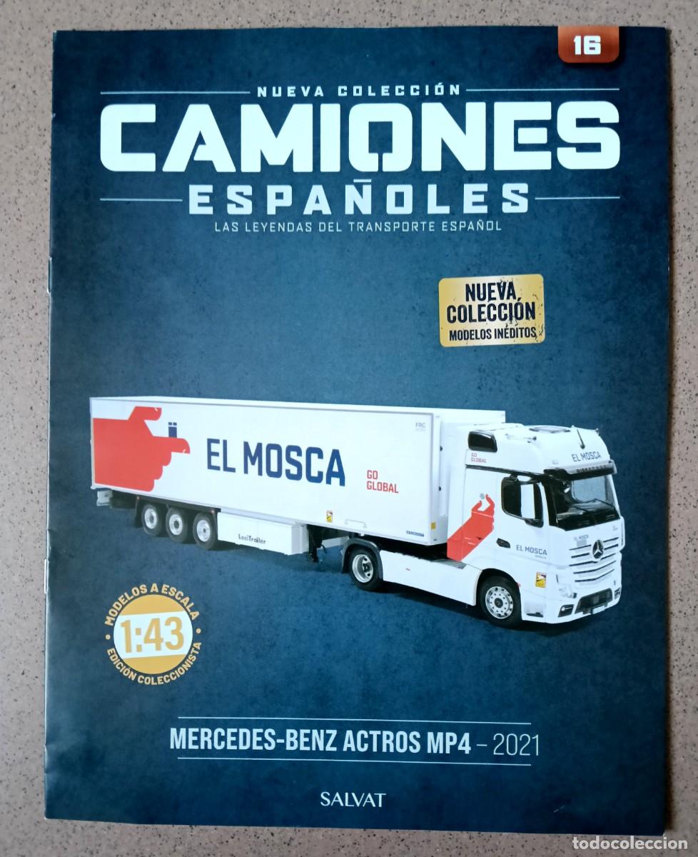 Coches y motocicletas: Fasc&iacute;culo 16 MERCEDES-BENZ ACTROS MP4 (2021) Colecci&oacute;n Camiones Espa&ntilde;oles Salvat Nuevo