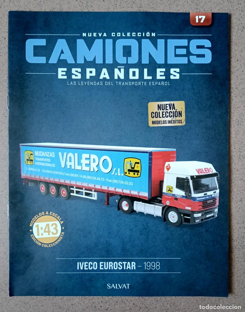 Coches y motocicletas: Fasc&iacute;culo 17 IVECO EUROSTAR (1998) Colecci&oacute;n Camiones Espa&ntilde;oles Salvat Nuevo