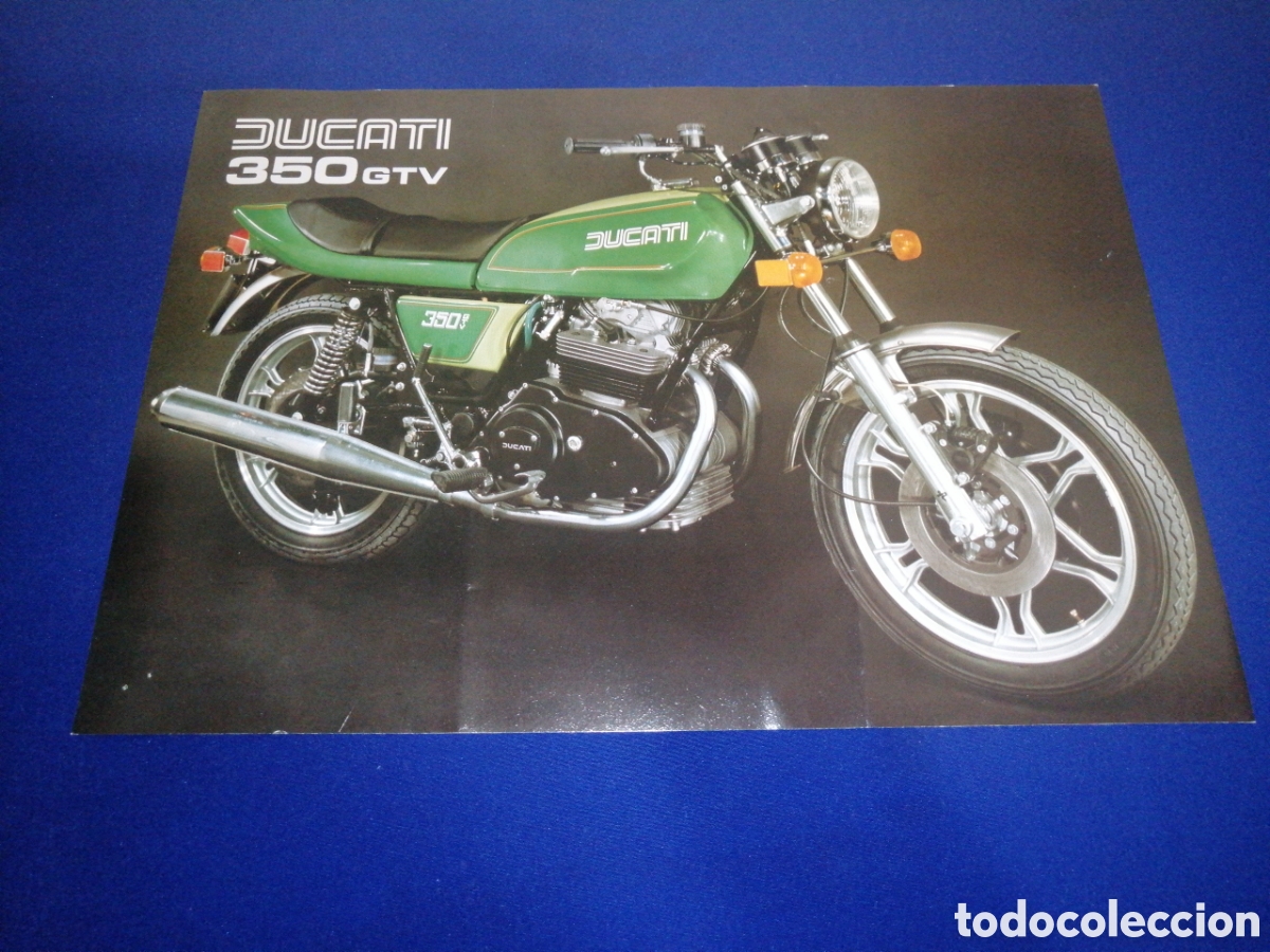 Carros e motociclos: DUCATI 350 GTV CARACTER&Iacute;STICAS T&Eacute;CNICA- IDIOMA ITALIANO