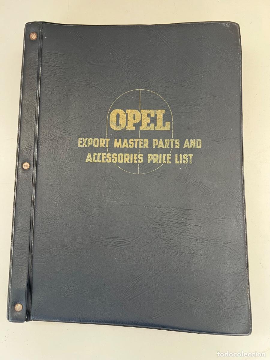 Carros e motociclos: OPEL OLIYMPIA REKORD P AND 1200 CATALOGO ACCESORIOS 1962