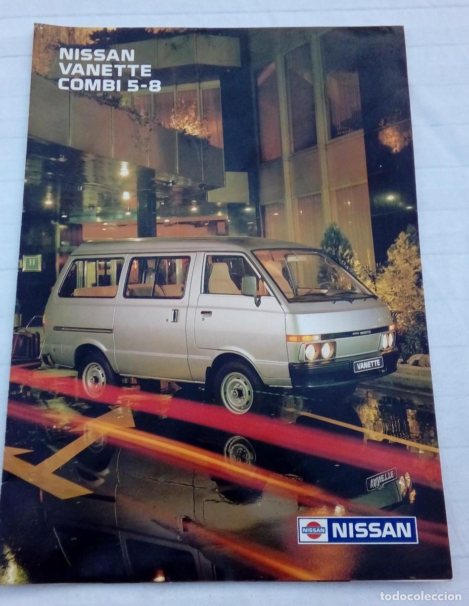 Automobili e Motociclette: Folleto comercial nissan vanette combi de 1988