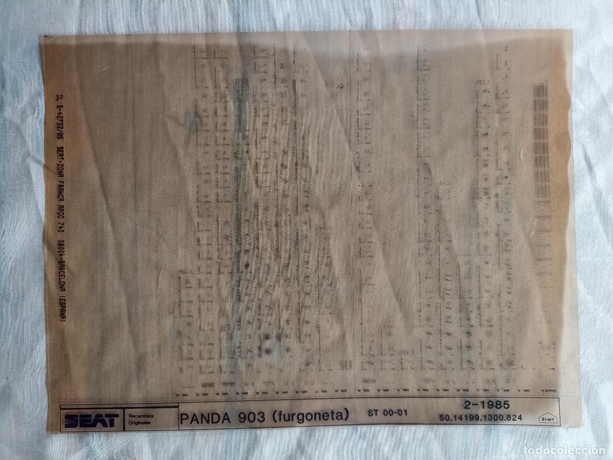 Carros e motociclos: Microficha Seat Panda 903 furgoneta 2-1985