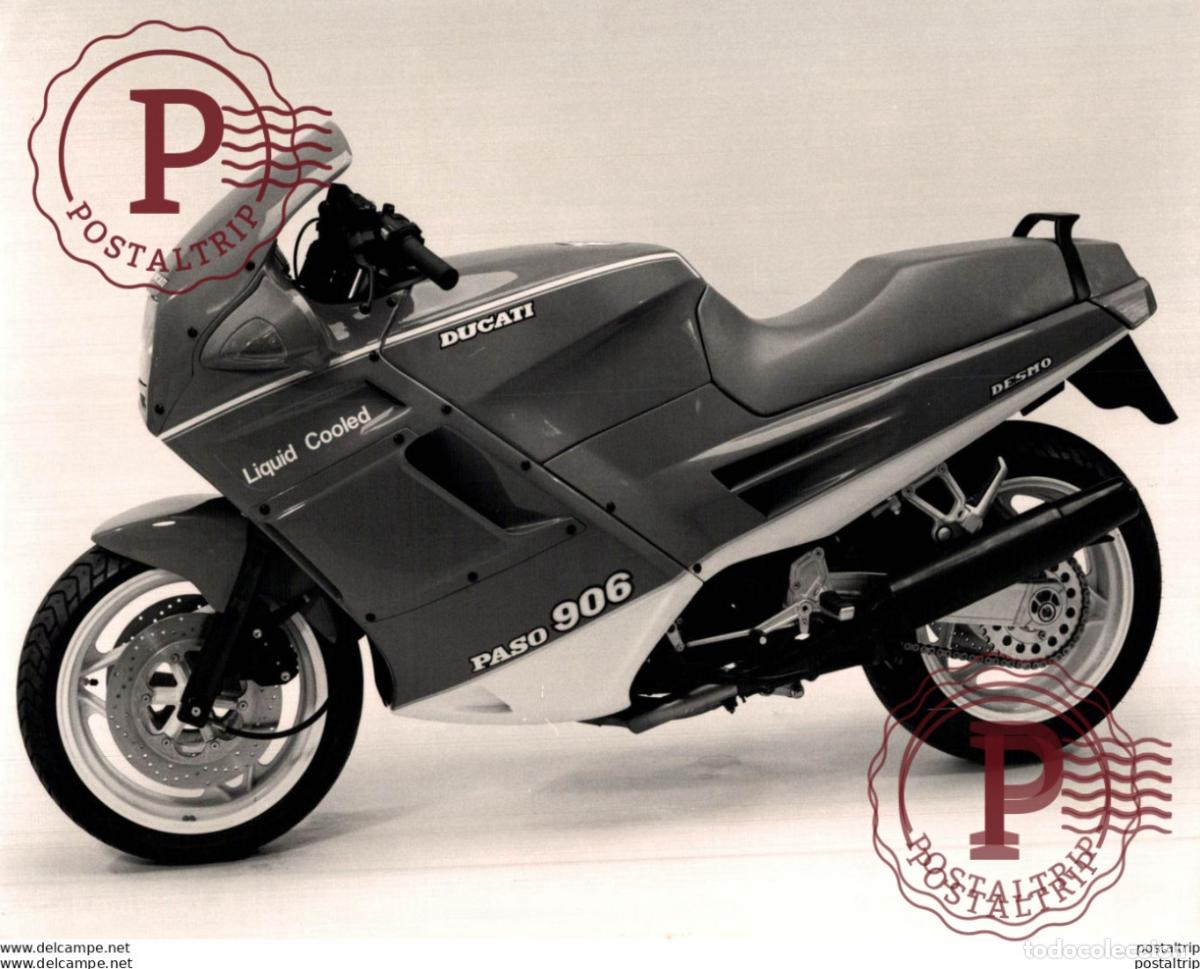 Automobili e Motociclette: DUCATI PASO 906. 24*17cm Moto MOTOCROSS MOTORCYCLE Douglas J Jackson archive of motorcycles