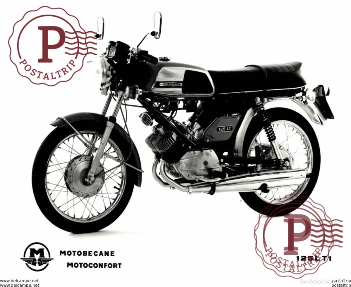 Autos und Motorr&auml;der: MOTOBECANE 125LT. 23*17cm Moto MOTOCROSS MOTORCYCLE Douglas J Jackson archive of motorcycles