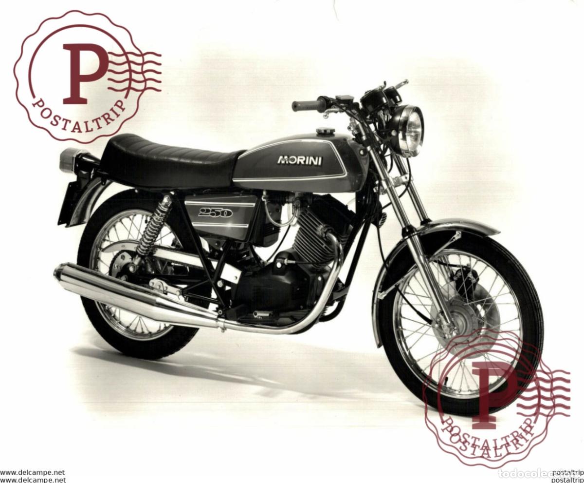 Autos und Motorr&auml;der: MORINI 250. 23*17cm Moto MOTOCROSS MOTORCYCLE Douglas J Jackson archive of motorcycles