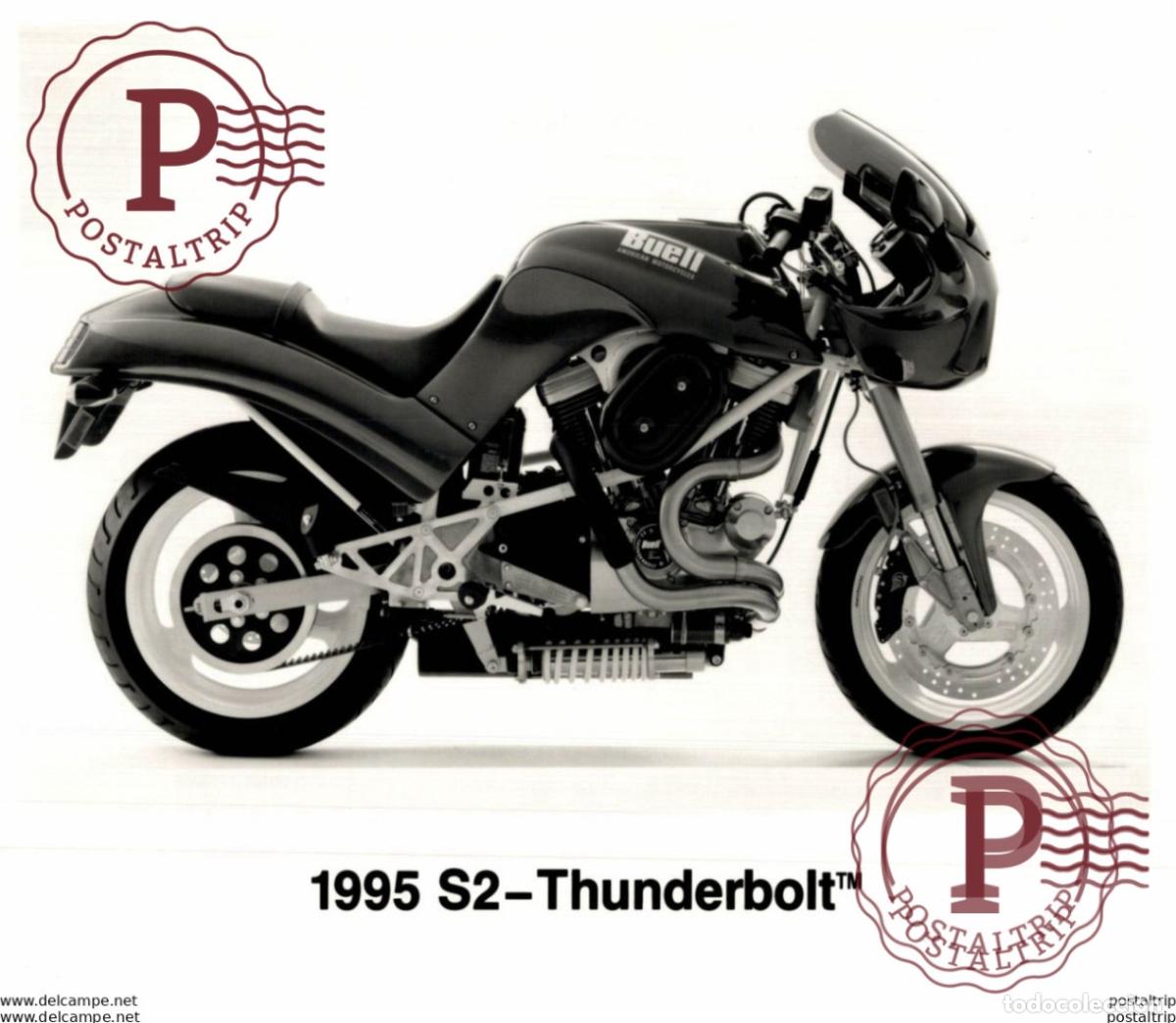 Automobili e Motociclette: 1995 S2 THUNDERBOLT. 24*19cm Moto MOTOCROSS MOTORCYCLE Douglas J Jackson archive of motorcycles