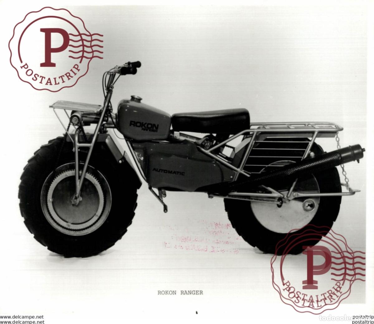 Automobili e Motociclette: ROKON AUTOMATIC. 24*19cm Moto MOTOCROSS MOTORCYCLE Douglas J Jackson archive of motorcycles