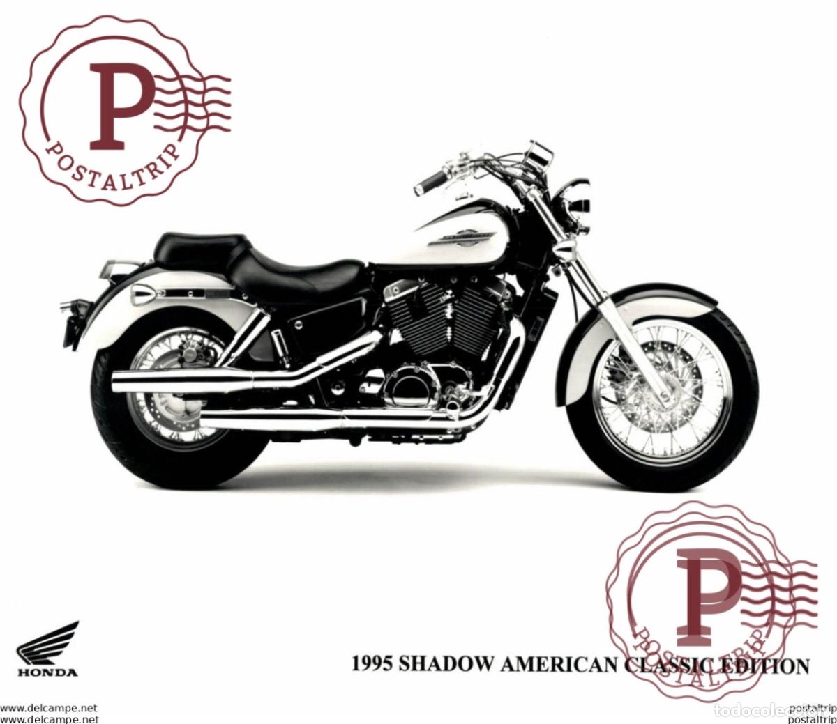 Automobili e Motociclette: HONDA 1995 SHADOW AMERICAN CLASSIC EDITION. 25*20cm Moto MOTOCROSS MOTORCYCLE Douglas J Jackson arch