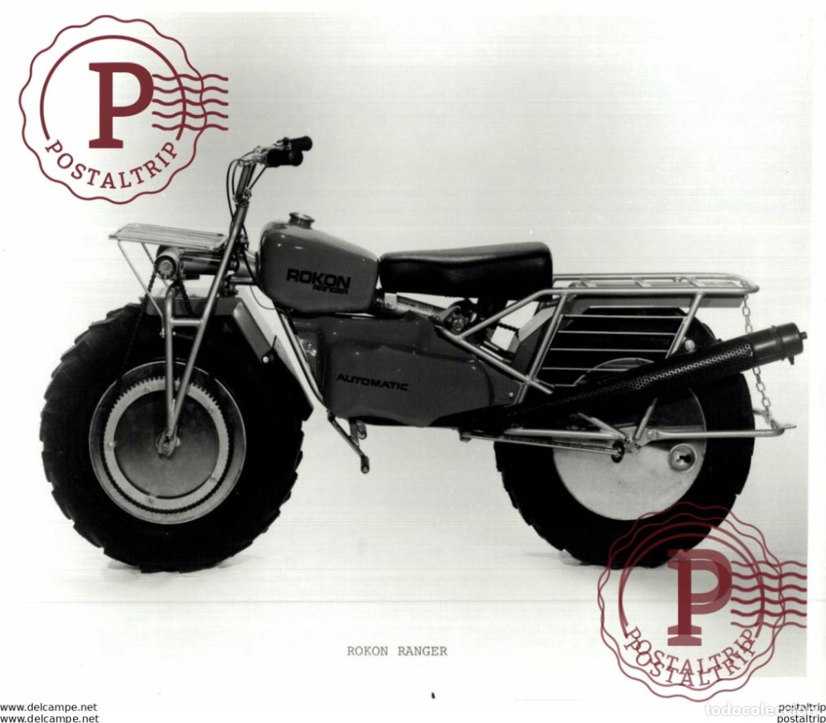 Automobili e Motociclette: ROKON AUTOMATIC. 25*20cm Moto MOTOCROSS MOTORCYCLE Douglas J Jackson archive of motorcycles