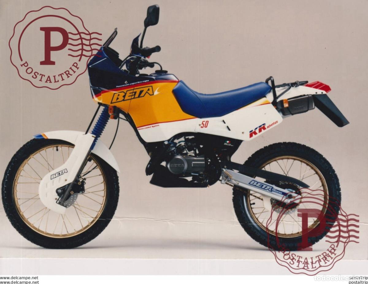 Voitures et Motocyclettes: BETA KR ADVENTURE. 19*12cm Moto MOTOCROSS MOTORCYCLE Douglas J Jackson archive of motorcycles