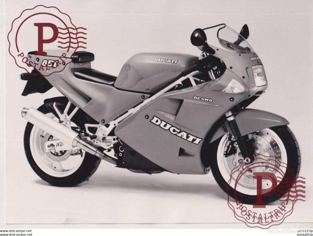 Coches y motocicletas: DUCATI 851. 23*16cm Moto MOTOCROSS MOTORCYCLE Douglas J Jackson archive of motorcycles