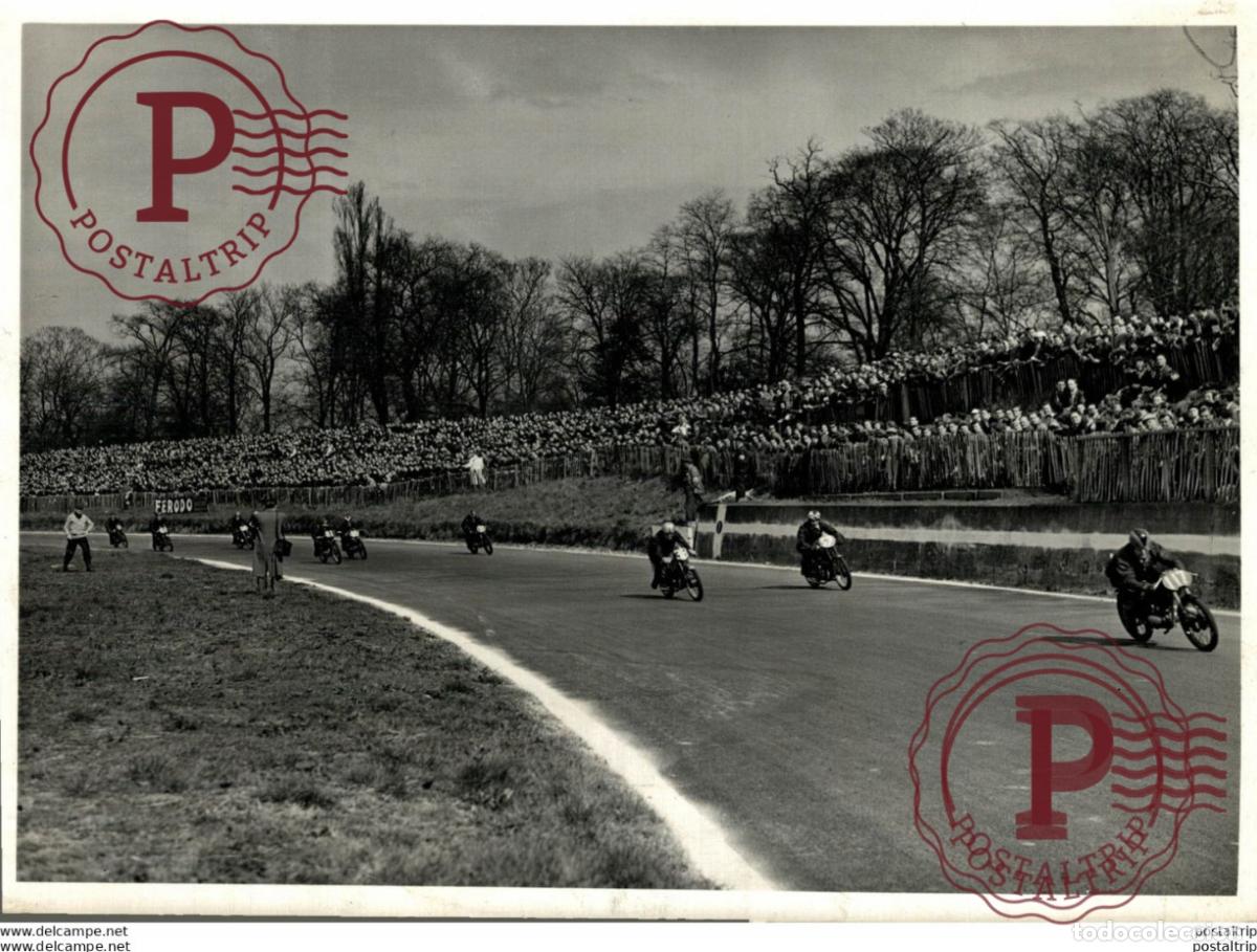Coches y motocicletas: CRYSTAL PALACE 22*16Cm Motocross Course de motos MOTORCYCLE