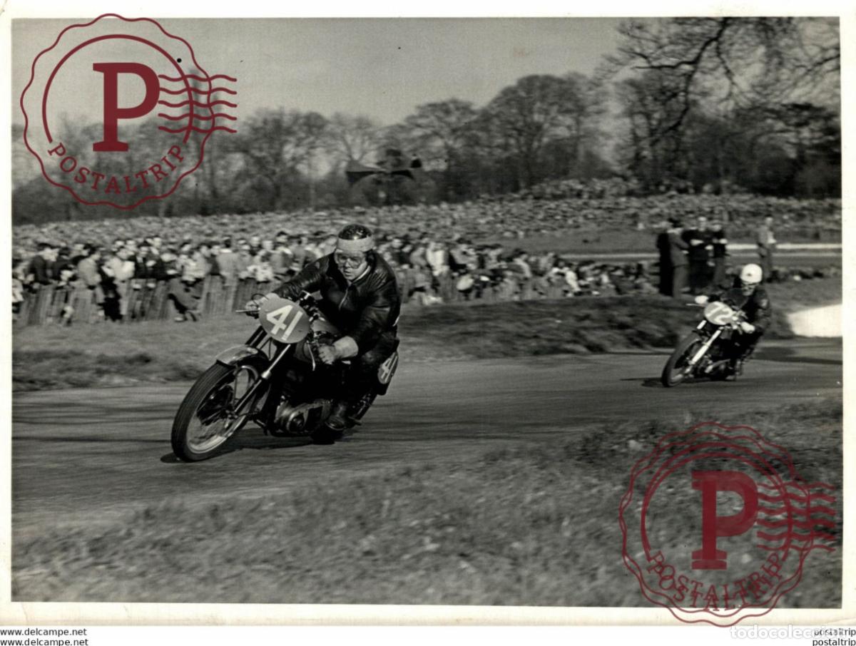 Coches y motocicletas: CRYSTAL PALACE 22*16Cm Motocross Course de motos MOTORCYCLE