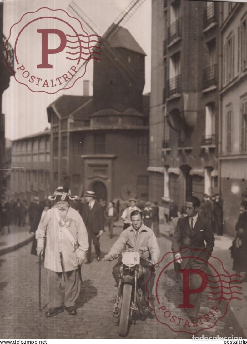 Coches y motocicletas: PARIS MONTMARTRE Moulin De La Galette MOTOR MOTOCICLISTICO Motorrad MOTOCYCLISTES 22*16CM