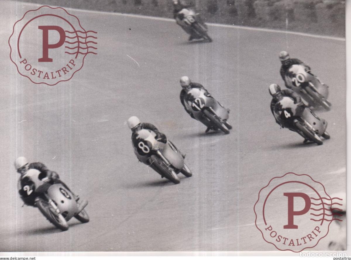 Coches y motocicletas: 1958 GRAN PREMIO ITALIA ITALY DI MONZA AUTODROME UBBIALI GANDOSSI S 18*13CM MOTOR MOTOCICLISTICO Mot