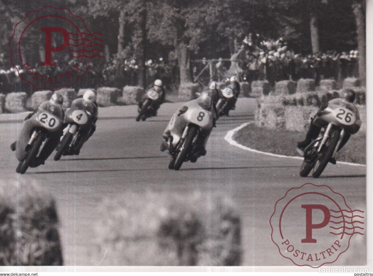 Coches y motocicletas: 1958 GRAN PREMIO ITALIA ITALY DI MONZA AUTODROME VINTA SURGEES M V 18*13CM MOTOR MOTOCICLISTICO Moto