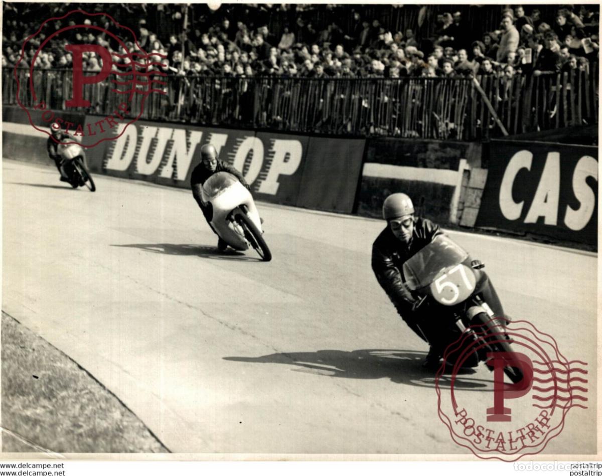 Coches y motocicletas: 21*15Cm Motocross Course de motos MOTORCYCLE
