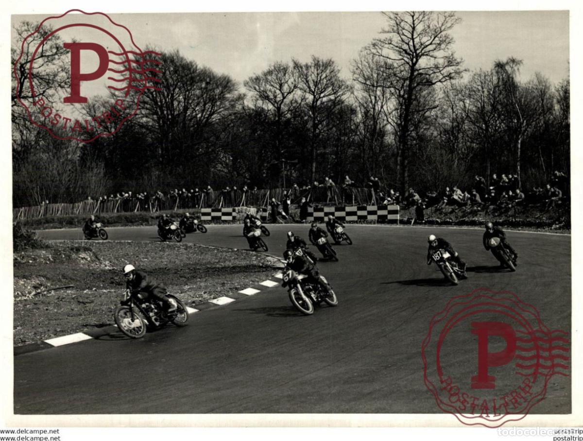 Coches y motocicletas: BRANDS HATCH 250CC RACE 21*16Cm Motocross Course de motos MOTORCYCLE