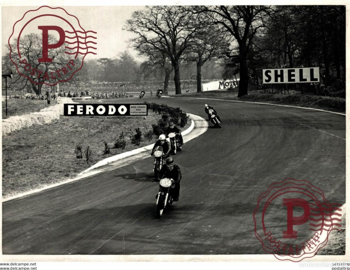 Coches y motocicletas: 21*16Cm Motocross Course de motos MOTORCYCLE