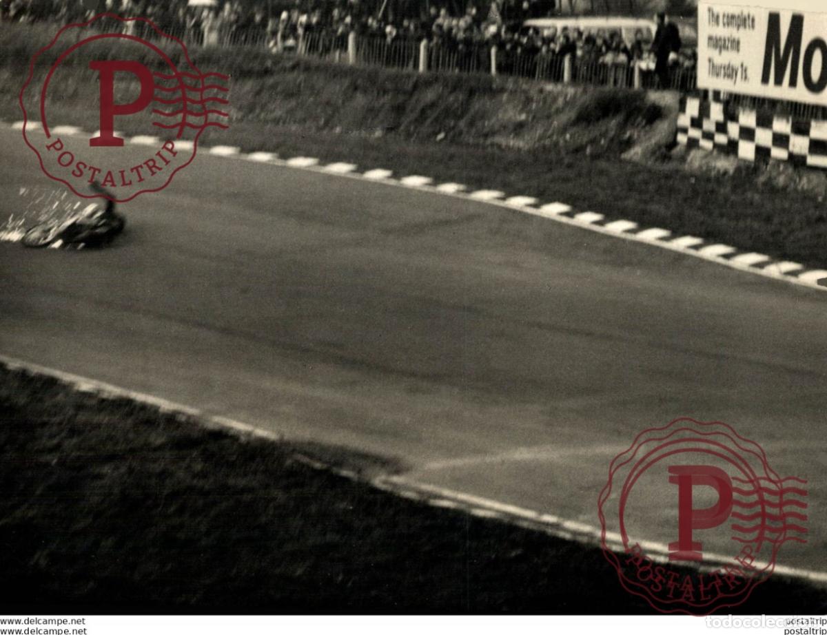 Coches y motocicletas: ACCIDENT 21*16Cm Motocross Course de motos MOTORCYCLE