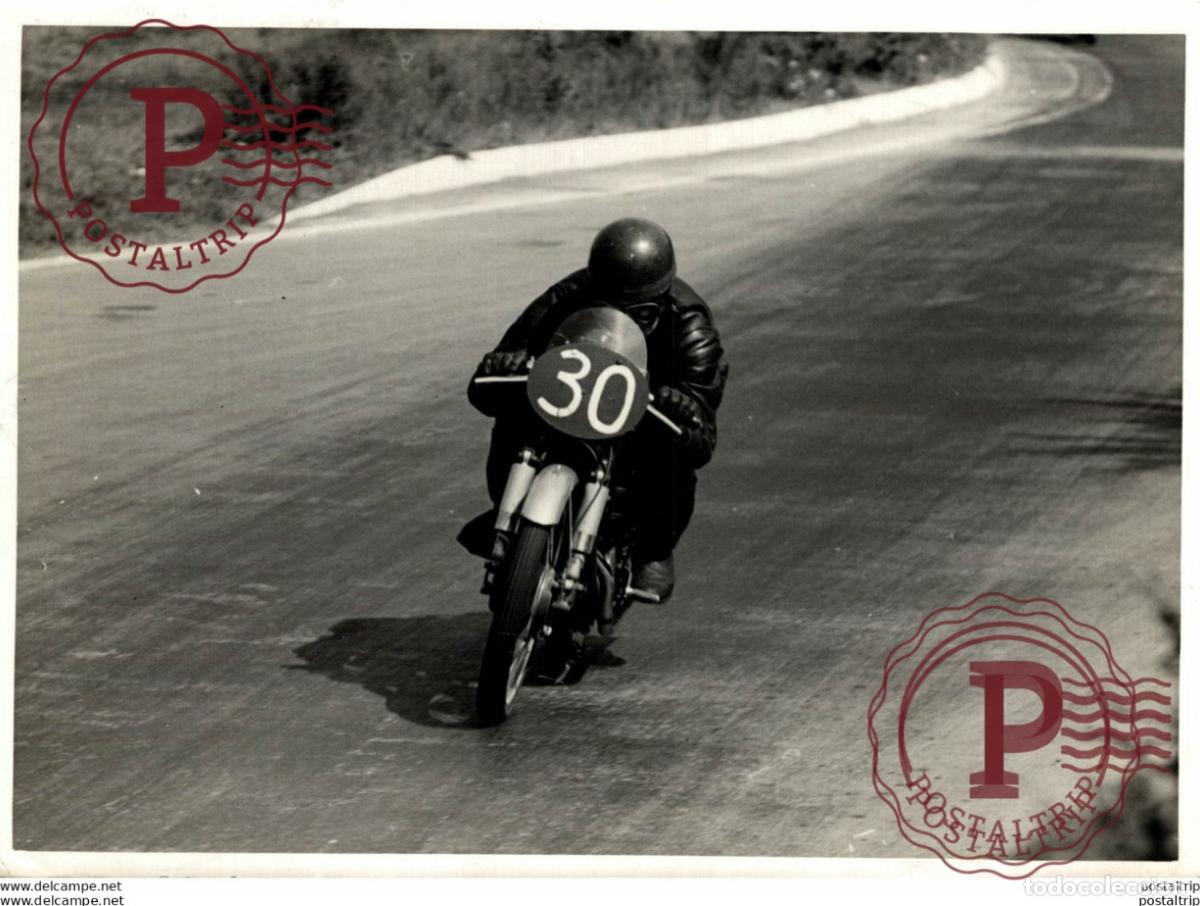 Coches y motocicletas: CRYSTAL PALACE BMRC MEETING 125CC EVENT M CANN 21*16Cm Motocross Course de motos MOTORCYCLE