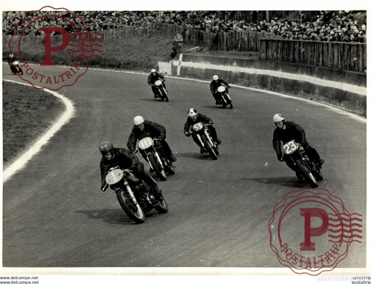 Coches y motocicletas: CRYSTAL PALACE 21*16Cm Motocross Course de motos MOTORCYCLE