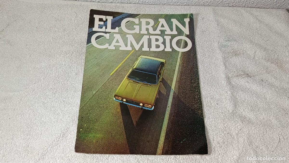 Coches y motocicletas: ANTIGUO FOLLETO CATALOGO POSTER COCHE CHRYSLER 2 LITROS AUTOMATICO Y 180 A&Ntilde;O 1975 ORIGINAL